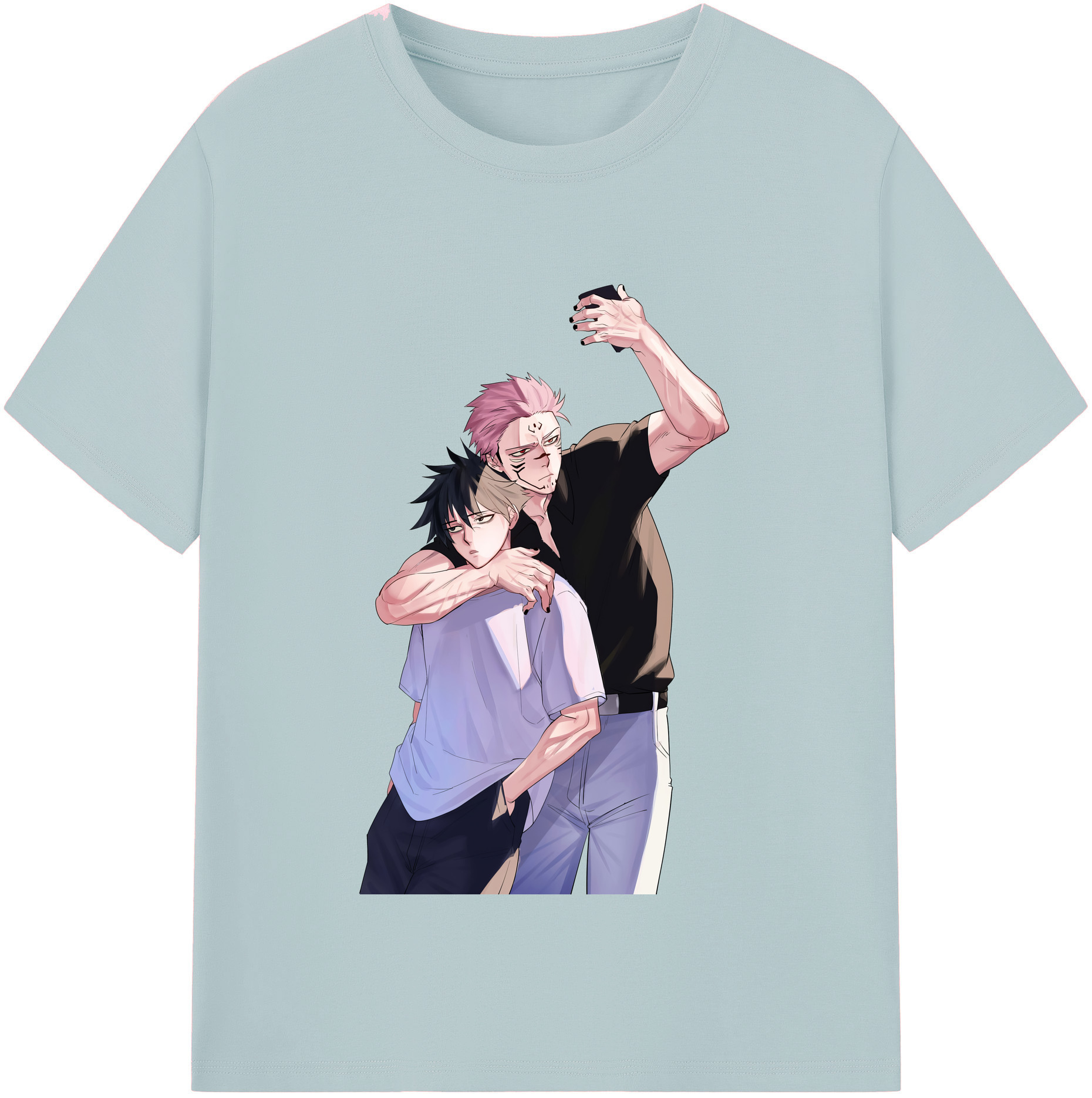 （画像用） 呪術廻戦 Jujutsu Kaisen 綿100％半袖Tシャツ（フロントプリント）